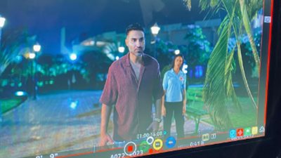 قبل عرضه.. أحمد فهمي يكشف صور من كواليس تصوير مسلسل ابن النادي