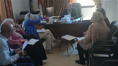 اجتماع صندوق المجازر بمديرية الطب البيطري بدمياط لمناقشة سبل التطوير