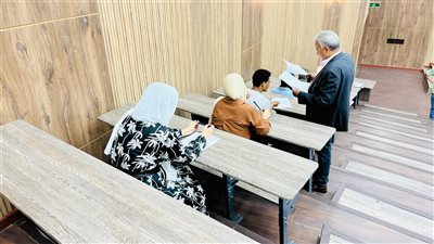 جولة تفقدية على امتحانات الفصل الدراسي الصيفي جامعة حلوان التكنولوجية الدولية