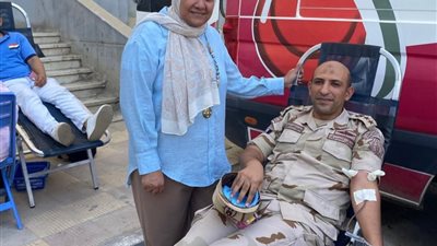 بمشاركة 80 طالب وطالبة : إطلاق حملة للتبرع بالدم بجامعة بنى سويف 
