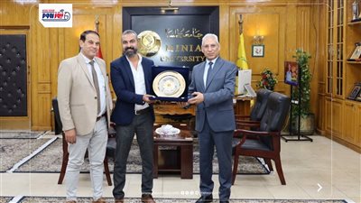 جامعة المنيا تكرم الدكتور إسلام الريحاني لجائزة الدولة التشجيعية في الفنون 202