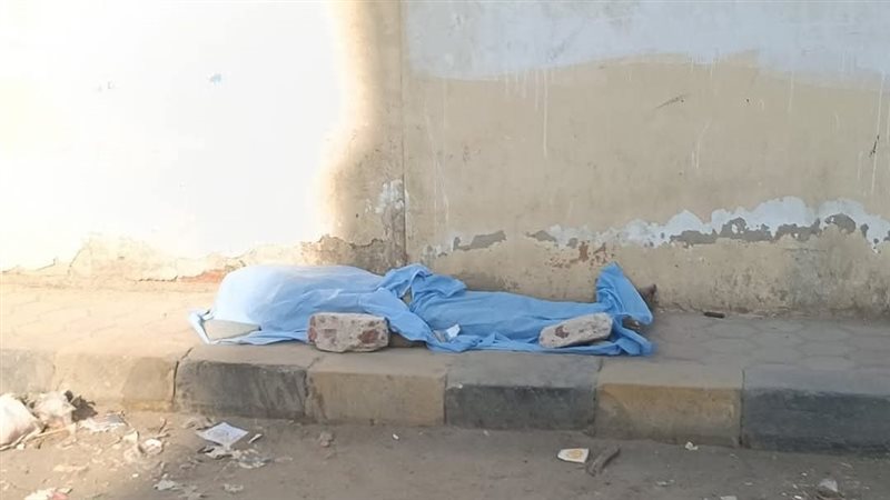 جثة بجوار مشرحة بنها