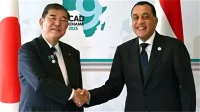 رئيس الوزراء يلتقى نظيره اليابانى على هامش مشاركته بقمة 