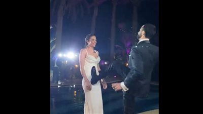 «إزاي قبلت الإهانة؟».. فيديو صادم لعريس يطيح بعروسه يثير غضب الجمهور