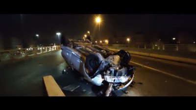 مصرع شاب وإصابة 4 آخرين في انقلاب سيارة علي طريق مينا القمح بالشرقية