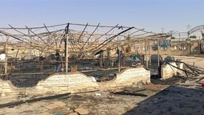 دون إصابات.. السيطرة على حريق قاعة أفراح بكورنيش السويس