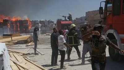 السيطرة على حريق نشب بأرض فضاء قبل امتداده لمحطة تمويل سيارات بالإسكندرية