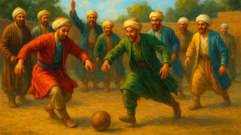 لعب كرة القدم عند