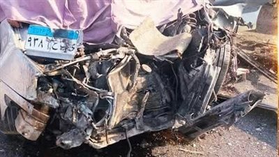 السيارة اتعجنت.. وفاة وإصابة 4 أشخاص فى حادث تصادم ملاكى ونقل بأسيوط  