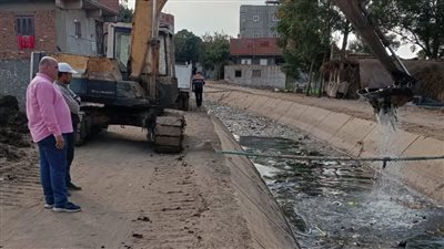 تطهير ما يزيد عن 23 كم من المساقى بقري ومراكز محافظة المنوفية 