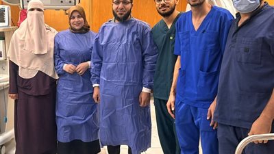نجاح أول حالة علاج دوالي الخصية عن طريق القسطرة بمستشفى جامعة بني سويف