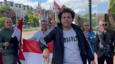 وقفة أسود.. المصريون في هولندا يواجهون تخريب الإخوان أمام سفارتهم