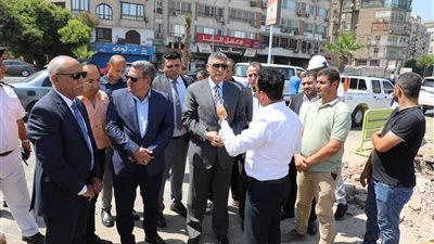 محافظ الجيزة يتابع الأعمال الجارية لتوصيل كابلات الجهد العالي لدعم محطة المياه