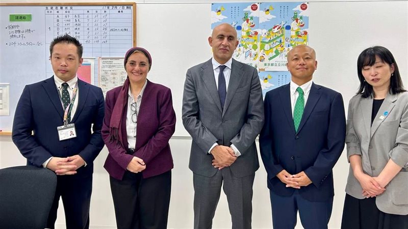 جانب من الزيارة 