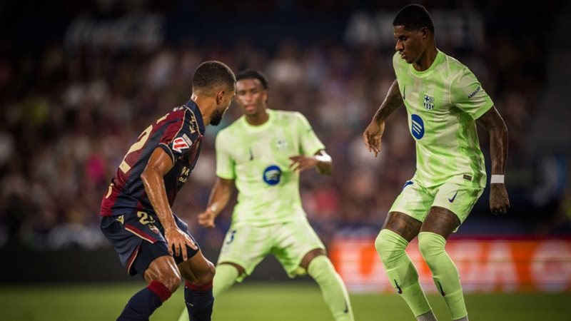 مباراة برشلونة وليفانتي
