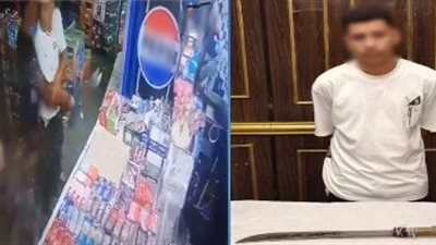 بعد خلاف على البيع والشراء.. جزار يهاجم بائع بسلاح أبيض بالجيزة والأمن يتدخل