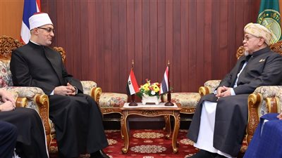 مفتي الجمهورية يلتقي شيخ الإسلام وهيئة كبار العلماء في تايلاند
