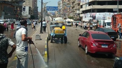 محافظ الدقهلية يتابع أعمال النظافة بالمنصورة وطلخا ورفع 485 طن مخلفات بلدية