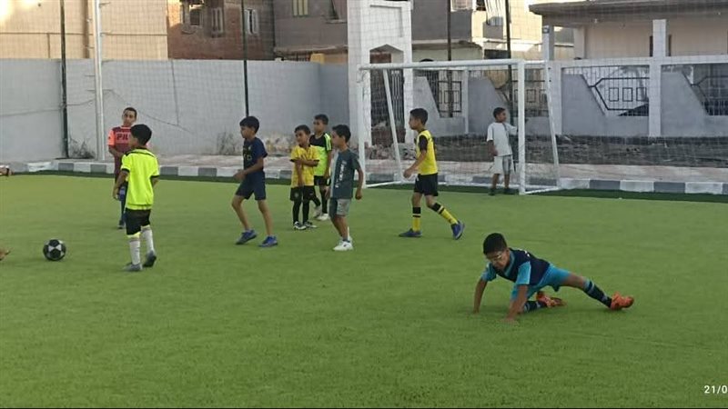 جانب من المباراة