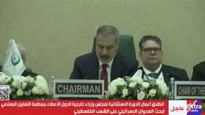 انطلاق أعمال الدورة الاستثنئاية لمجلس وزراء خارجية الدول الأعضاء| بث مباشر