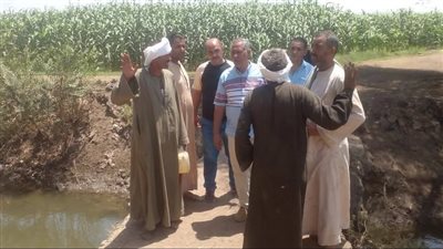 معاناة أهالي أبوتشت من نقص المياه بترعة خوالد أبوشوشة المغذي للرّياح|صور