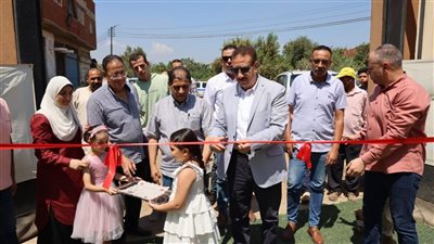  محافظ المنوفية يفتتح مشروع محطة رفع صرف صحي قرية سرسموس
