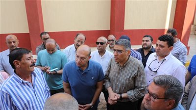 محافظ الجيزة يتفقد محطة رفع الصرف الصحي الرئيسية بمنيل شيحة بأبو النمرس