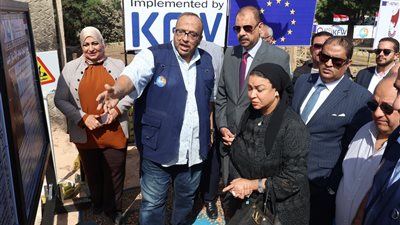 محافظ سوهاج يضع حجر أساس مشروع صرف صحي جديد بـ378 مليون جنيه