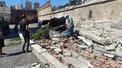 المطبخ وقوع عليهم.. انهيار جزئي في منزل دون خسائر بسوهاج