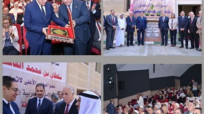 رئيس جامعة القاهرة يفتتح أعمال تطوير مسرح ومدرج كلية الزراعة