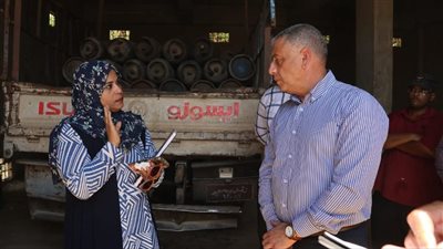محافظ الإسماعيلية يتفقد مستودعات البوتاجاز وحالة النظافة العامة بمدينة فايد