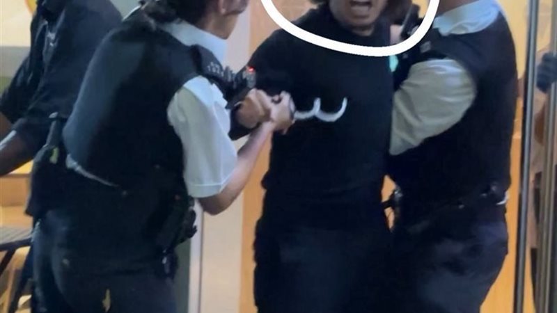 لحظة القبض على أحمد