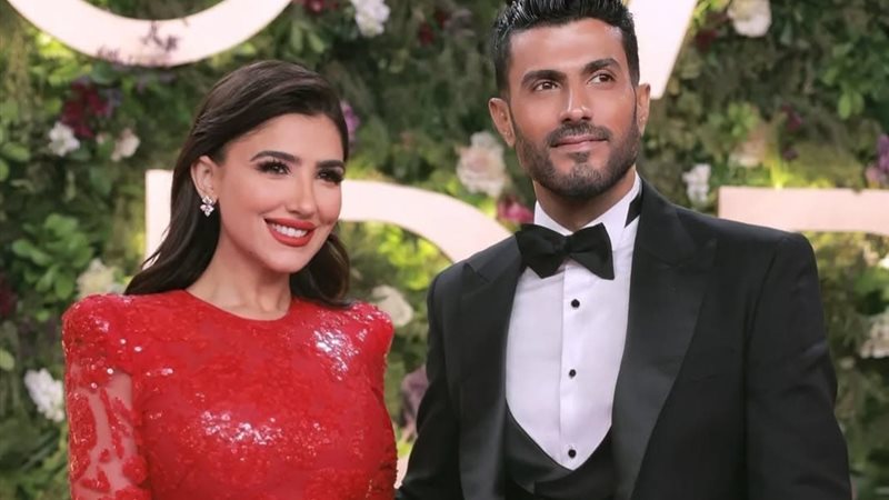 مي عمر وزوجها محمد