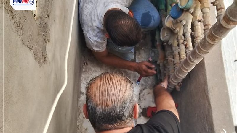 خلال تركيب عداد شقة