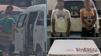 في وضح النهار.. ضبط فتاة وسائق 