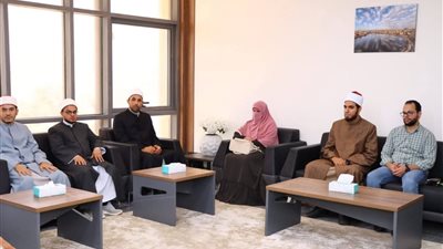 محافظ دمياط يستقبل واعظى قافلة مجمع البحوث الإسلامية