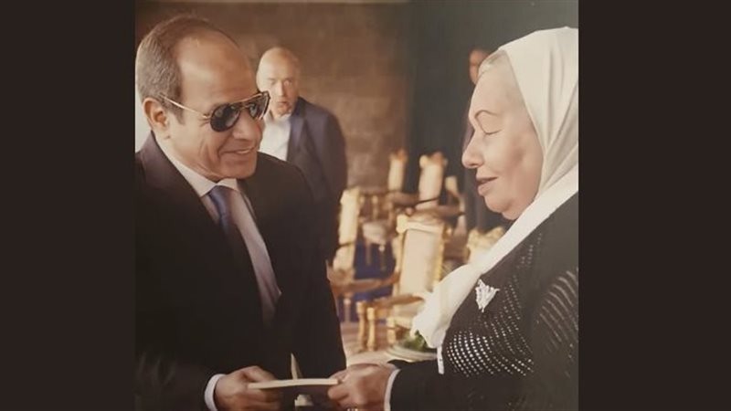 الرئيس السيسي وماجي