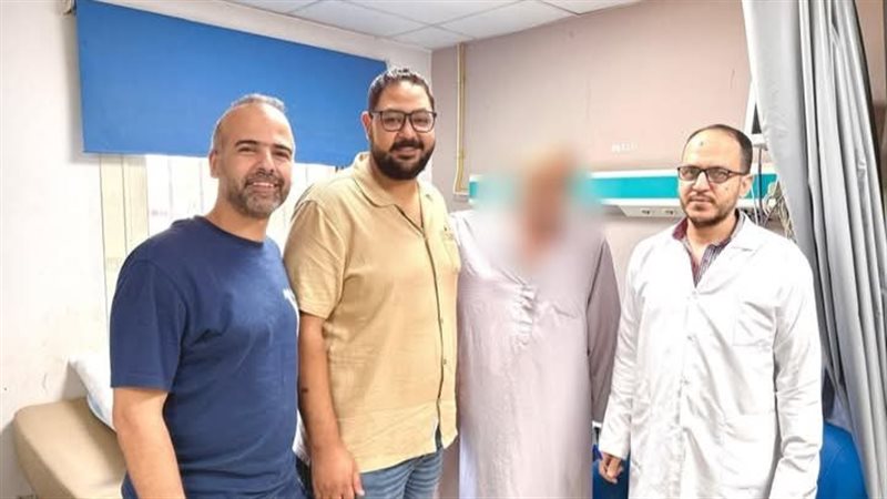 انقاذ مسن من لدغة
