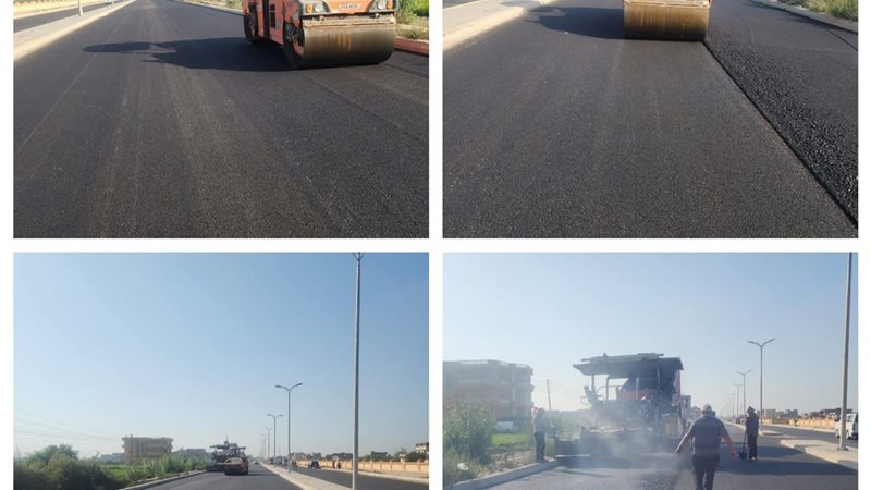 إستكمال أعمال رصف
