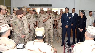 القوات المسلحة تستضيف التدريب المصري الأمريكي 