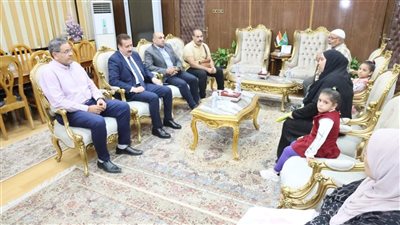  محافظ المنوفية يلتقي أسرة 