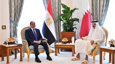 بعد تفعيل الاتفاقية.. هذا ما جرى بين الرئيس السيسي وأمير قطر في إبريل الماضي 