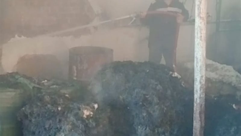 صورة من الحريق