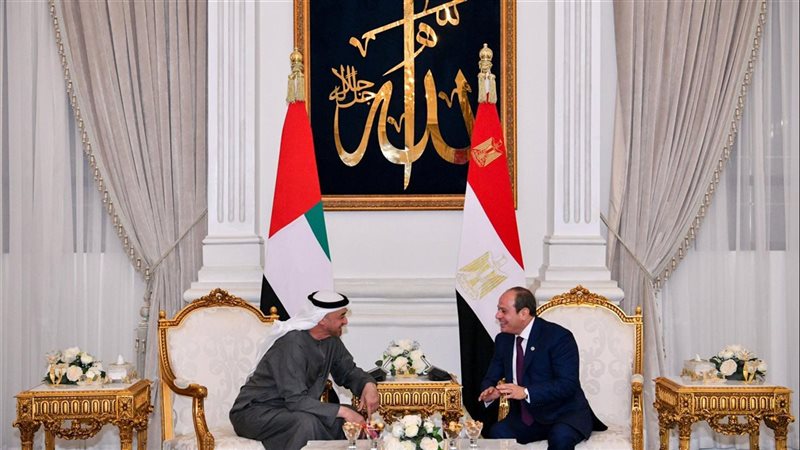 جانب من لقاء الزعيمين