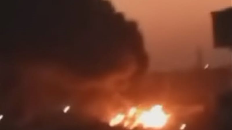 صورة من الحريق