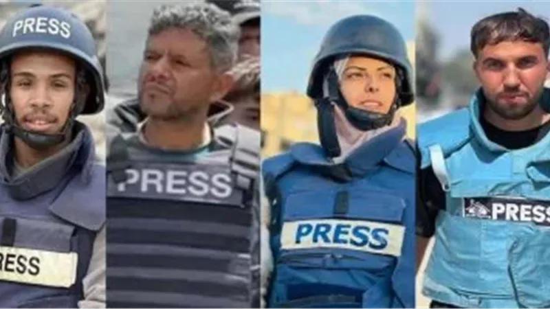 صحفيو غزة الشهداء