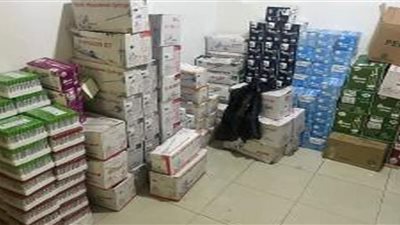 ضبط 2 مليون قطعة مستلزمات طبية مجهولة المصدر داخل مخزن بالسيدة زينب