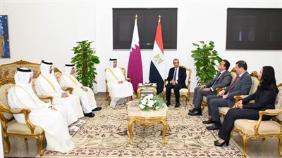 انعقاد أعمال الدورة السادسة للجنة العليا المصرية القطرية المشتركة في العلمين