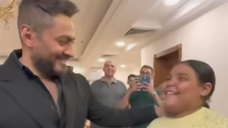 تامر حسني مع هايدي