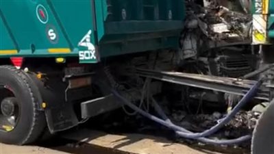 دماء على كوبري طوخ.. تصادم سيارتين نقل وسوزوكي في القليوبية